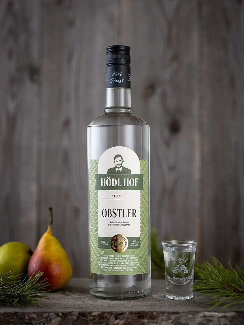 Hödl Hof Obstler Schnaps | 38% Vol. | 1,0l