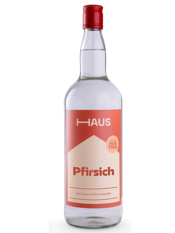 HAUS-Schnaps Pfirsich | 33% Vol. | 1,0l