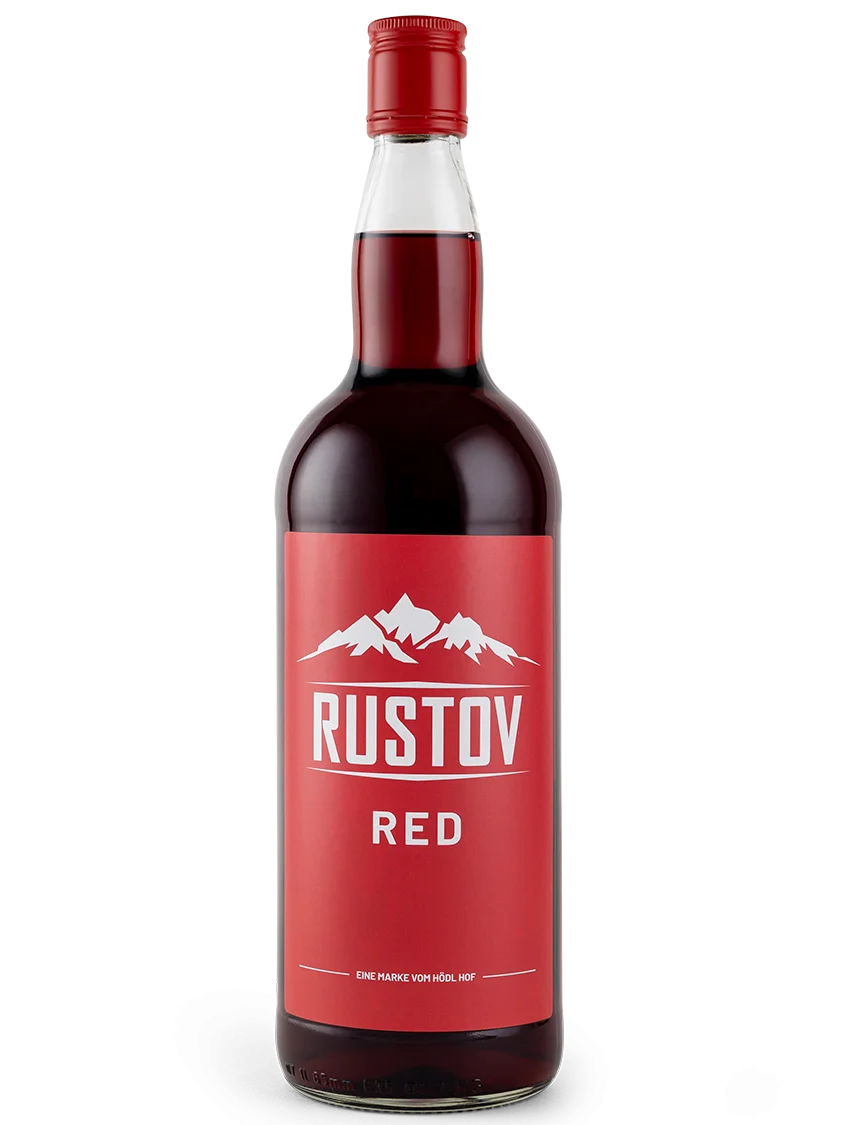 Rustov Red Roter Vodka | Vol. 16% | 1,0l 