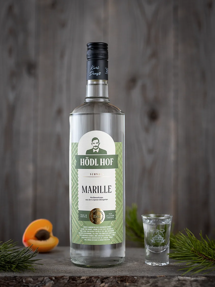 Hödl Hof Marille Schnaps | 38% Vol. | 1,0l