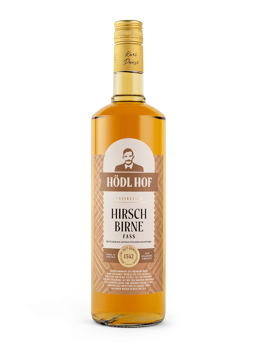 Hödl Hof Hirschbirne Fass Schnaps Fassgelagert | 38% Vol. | 0,7l