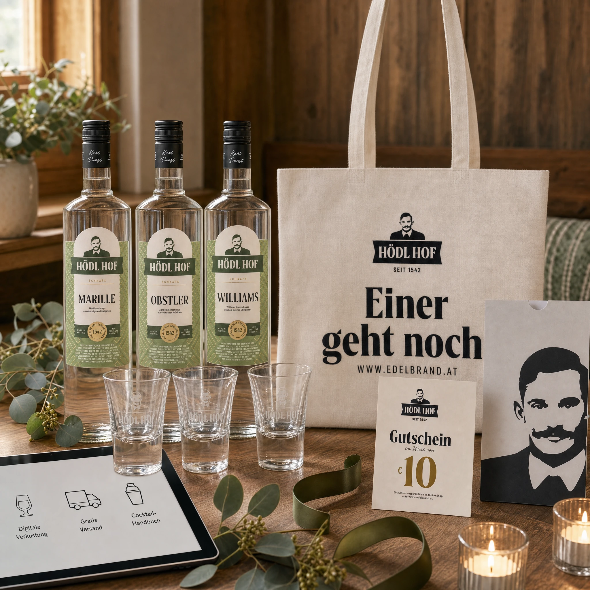 Klassische Schnäpse Genießer Vorteil Set