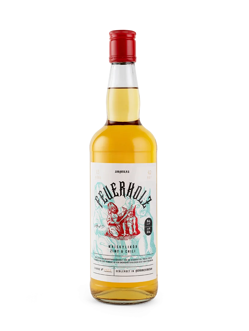 Feuerholz Whiskylikör mit Zimt & Chilli | 33% Vol. | 0,7l